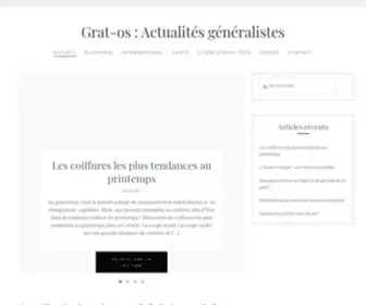 Grat-OS.com(Actualités généralistes) Screenshot