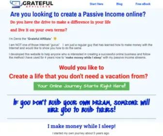Gratefulaffiliate.com(The Grateful Affiliate) Screenshot