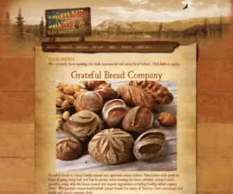 Gratefulbread.com(Grateful Bread Company) Screenshot