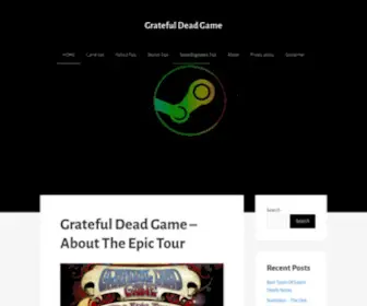 Gratefuldeadgame.com(Grateful dead game) Screenshot