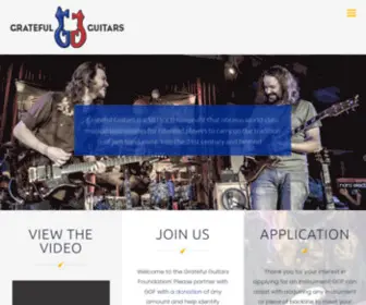 Gratefulguitars.org(Grateful Guitars) Screenshot