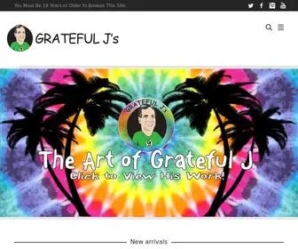 Gratefuljs.com(Dead Head Shop) Screenshot