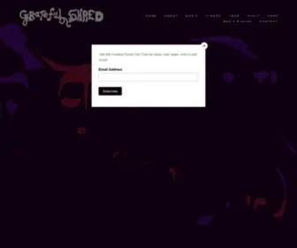 Gratefulshredmusic.com(Grateful Shred) Screenshot