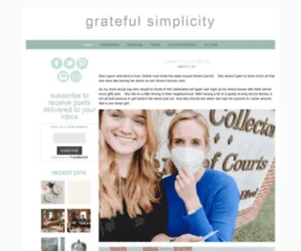 Gratefulsimplicity.com(Grateful Simplicity) Screenshot