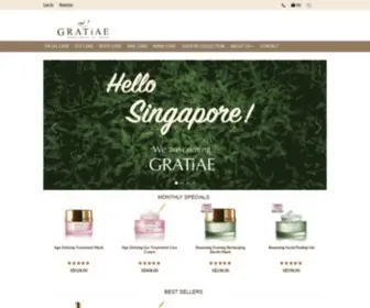 Gratiae.com.sg(Gratiae Singapore) Screenshot
