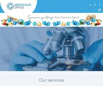 Graticulesoptics.com(Manufacturer of Graticules and Precision Photolithographic Products) Screenshot