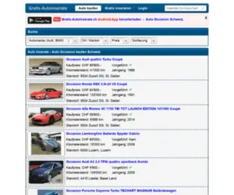 Gratis-Autoinserate.ch(Auto Inserate) Screenshot