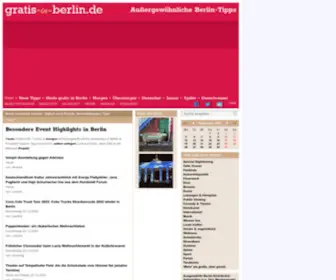 Gratis-IN-Berlin.de(Berlin kostenlos erleben) Screenshot