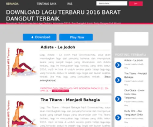 Gratis-LaguMP3.com(GRATIS LAGU MP3 DOWNLOAD MUSIK INDONESIA 2015) Screenshot