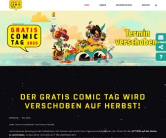 Gratiscomictag.de(Gratis Comic Tag 2020) Screenshot