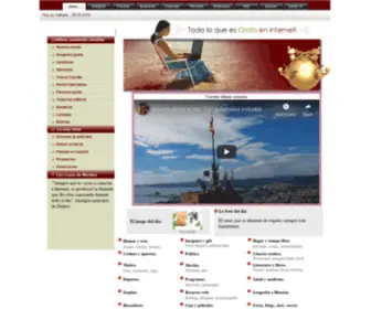 Gratis.es(Paginas gratis en internet. Los sitios gratis en español) Screenshot