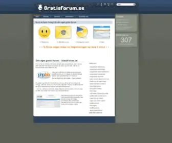 Gratisforum.se(Gratis Forum) Screenshot