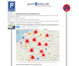 Gratisparken.de(Kostenlose ParkplÃ¤tze finden) Screenshot
