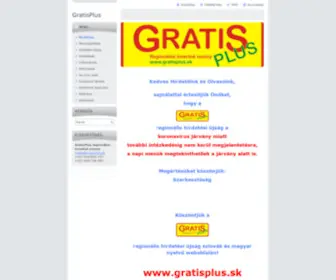 Gratisplus.sk(On-line obchod /) Screenshot