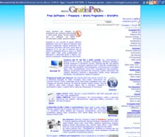 Gratispro.it(Free Software = Freeware = Gratis Programmi = GratisPro) Screenshot