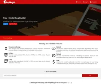 Gratiss.info(Free Mobile Blog Builder) Screenshot