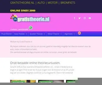 Gratistheorie.nl(Theoriecursus auto) Screenshot