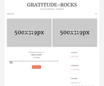 Gratitude-Rocks.com(Life is To Be Appreciated) Screenshot
