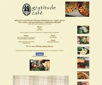 Gratitudecafe.ca(Gratitude Cafe) Screenshot