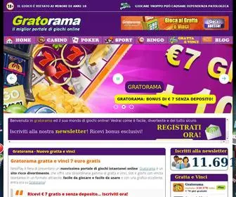 Gratoramacasino.com Screenshot