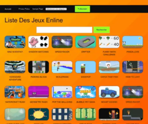 Gratuitjeux.net(Jeux gratuits en ligne avec) Screenshot