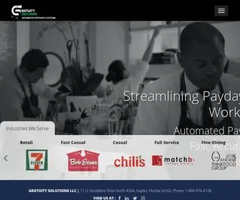 Gratuitysolutions.com(Gratuity management software solution by Gratuity Solutions) Screenshot
