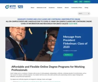 Gratzcollege.edu(Gratzcollege) Screenshot