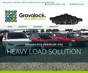 Gravalock.com(Permeable Paver) Screenshot