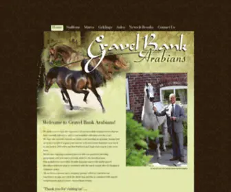 Gravelbankarabians.com(Gravel Bank Arabians) Screenshot