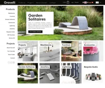 Gravelli.com(We give a soul to concrete) Screenshot