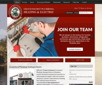 Gravenhurstplumbing.com(Gravenhurst Plumbing) Screenshot