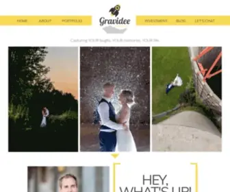 Gravideedesign.com(Creative Adventurous Modern Milwaukee Wedding Photographer) Screenshot
