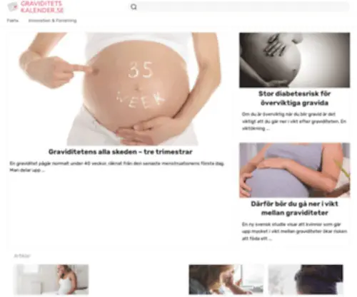 Graviditetskalender.se(Graviditetskalender) Screenshot