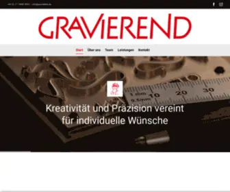 Gravierend.de(Moderne & traditionelle Gravuren in Düsseldorf vom Profi) Screenshot