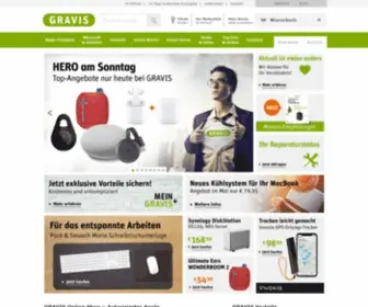 Gravis.de(Deutschlands führender Apple Händler. Technik & digitaler Lifestyle) Screenshot