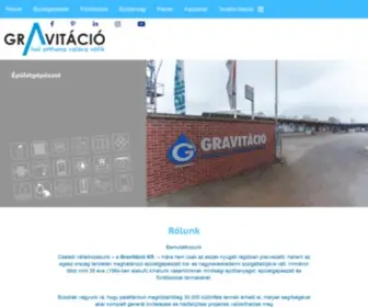 Gravitacio.hu(Építőanyag) Screenshot
