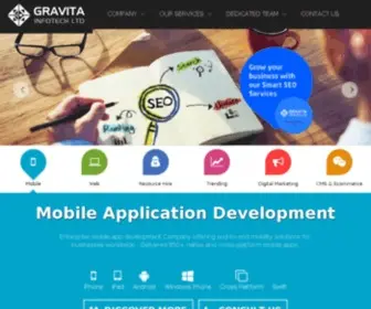 Gravitainfotech.com(Gravitainfotech) Screenshot