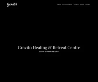 Gravito.co.uk(Retreat & Healing Center) Screenshot