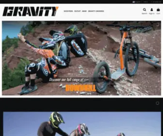 Gravity-Scooters.com(Patinetes de montaña) Screenshot