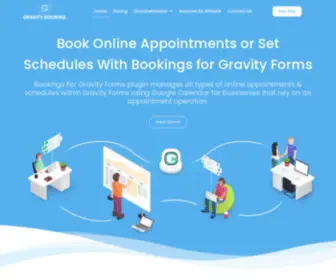 Gravitybooking.com(Online Appointment Booking & Scheduling System For WordPress) Screenshot