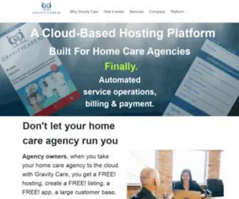 Gravitycare.io(Gravitycare) Screenshot