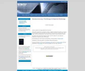 Gravitycontrol.org(Review on the Game) Screenshot