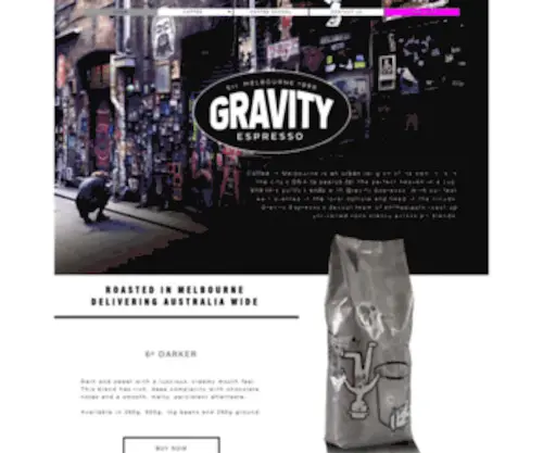 Gravityespresso.com.au(Gravity Espresso) Screenshot