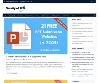 Gravityofseo.com(Gravity Of SEO) Screenshot