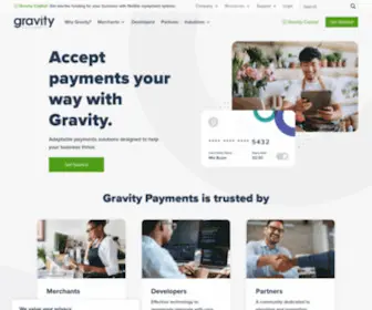 Gravitypayments.com(Credit Card Processing Services) Screenshot
