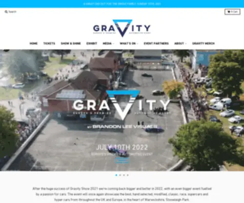 Gravityshow.co.uk(Gravity Show 2022) Screenshot