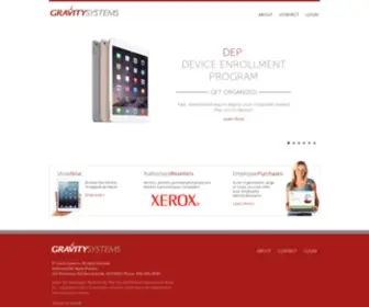 Gravitysystems.com(NJ Apple Reseller) Screenshot