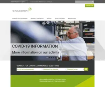 Gravograph.co.uk(Engraving machines) Screenshot