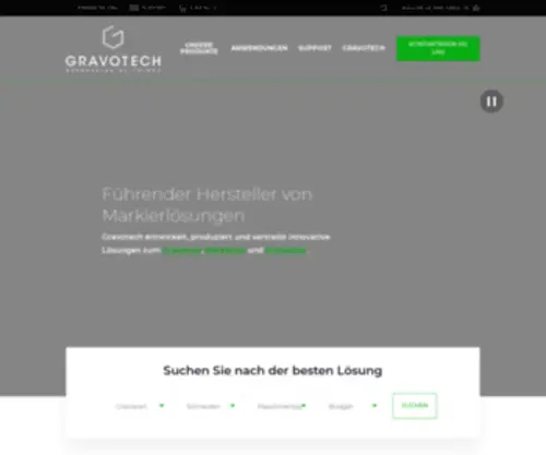 Gravotech.de(Führender Hersteller von Markierlösungen) Screenshot