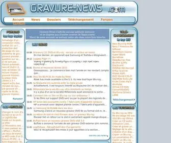 Gravure-News.com(La communauté francophone de la gravure de CD DVD Blu) Screenshot